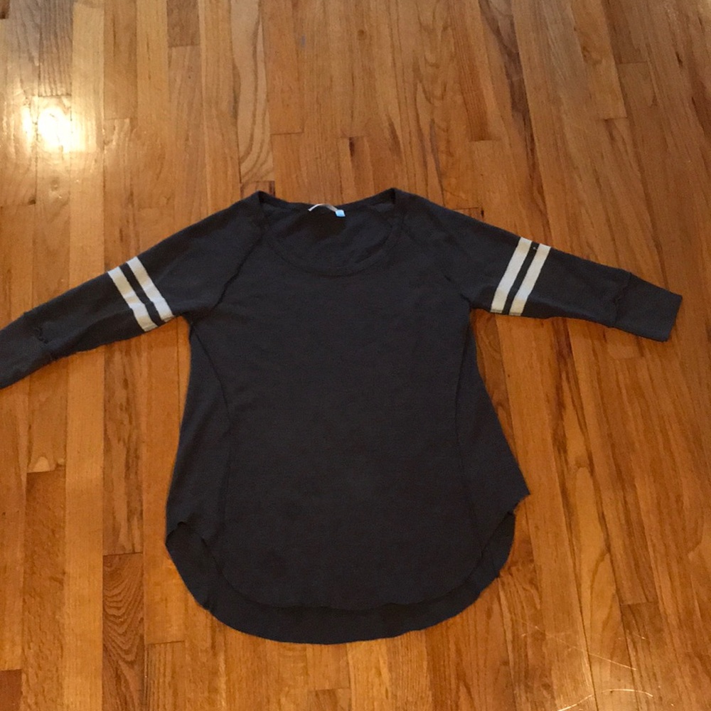 Grey thermal 3/4 sleeve